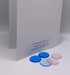  "Warmest Wishes, Comfort & Joy" card + white paper envelope set (4x6"/ blank)