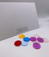 "Merry Everything & Happy Always" card + white paper envelope set (4x6"/ blank)