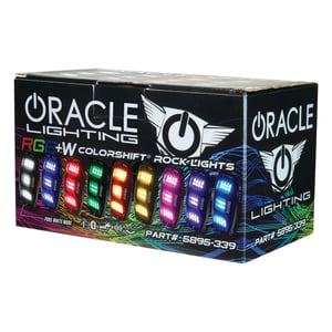 Image of #ORACLE COLORSHIFT® RGB+W UNDERBODY WHEEL WELL ROCK LIGHT KIT (4 PCS)