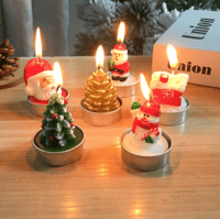 3pc Christmas Candles