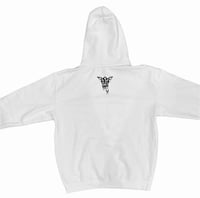 Image 2 of WHITE Classic HEAVY Hoodie