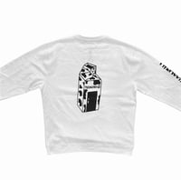 Image 2 of WHITE Milk Crate Crewneck