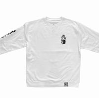 Image 1 of WHITE Milk Crate Crewneck