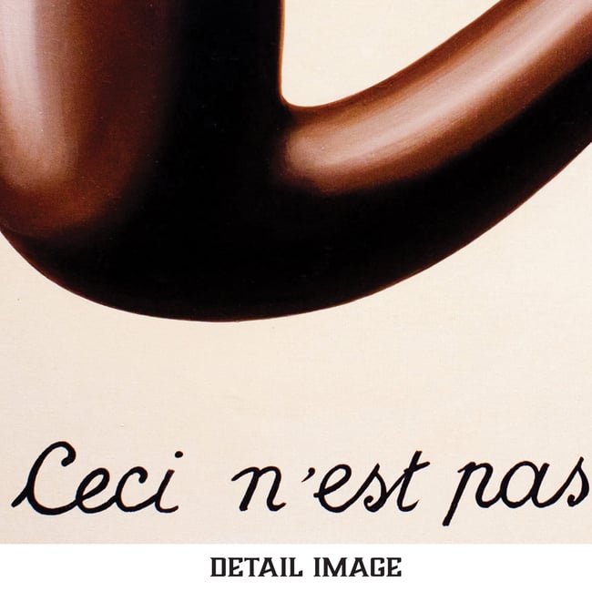 Rene Magritte | The Treachery of Images | 1929 | Painting Poster | Wall Art Print | Home Decor