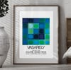 Victor Vasarely | Galerie Denise Rene | 1966 | Exhibition Poster | Wall Art Print | Home Decor