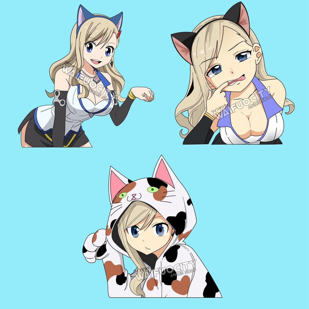 Edens Zero Rebecca Bluegarden Cat Ears Waifuocity