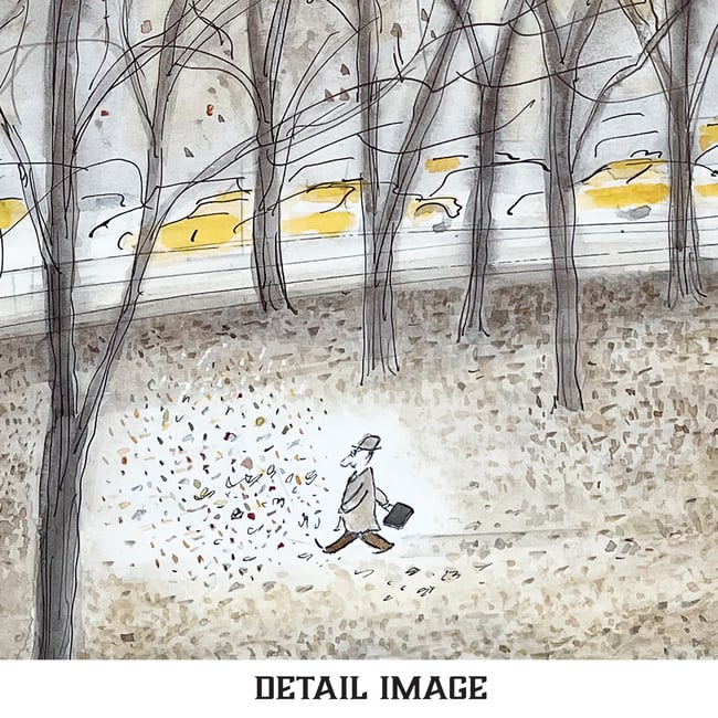 Jean-Jacques Sempe | Businessman | 1999 | Exhibition Poster | Wall Art Print | Home Decor