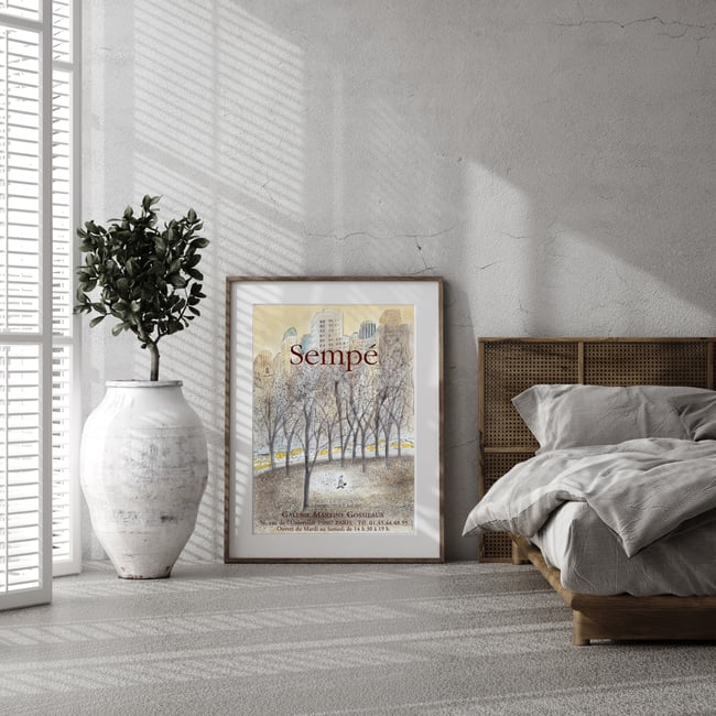 Jean-Jacques Sempe | Businessman | 1999 | Exhibition Poster | Wall Art Print | Home Decor