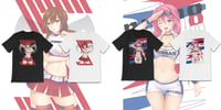 Image 2 of SUMMERSHOP RACE QUEEN V1 MITSUBISHI X SUBARU X MAZDA X NISSAN X TOYOTA X HONDA T SHIRT