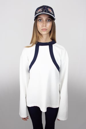 Image of Acqua di mare (white/navy) è 