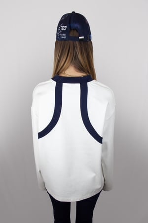 Image of Acqua di mare (white/navy) è 