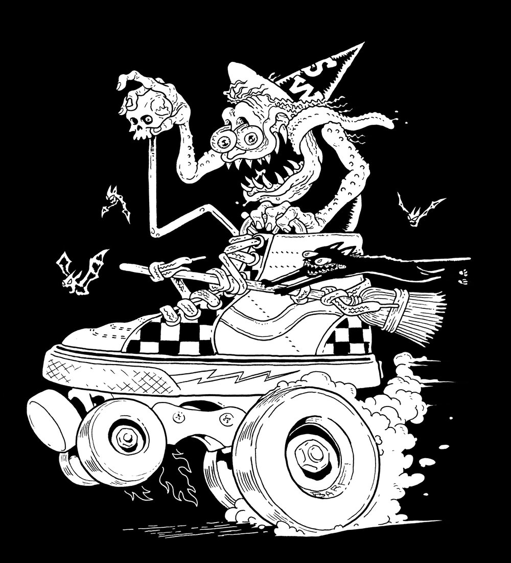 SkateWytch Rat Fink (Tee)