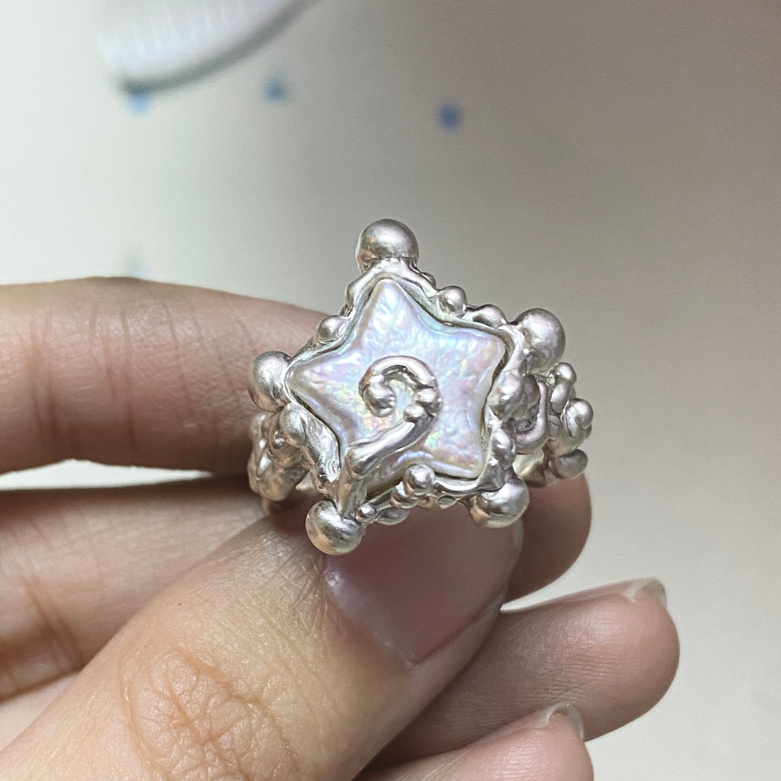 【美品 17号】CALEE Star narrow silver ring 美品 17号】CALEE Star narrow silver ring - メルカリ