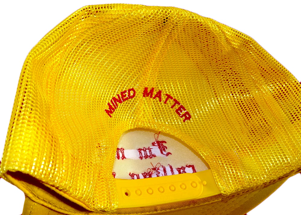 Mined Matter I’m Not Calling You Vintage Snapback in Yellow/White