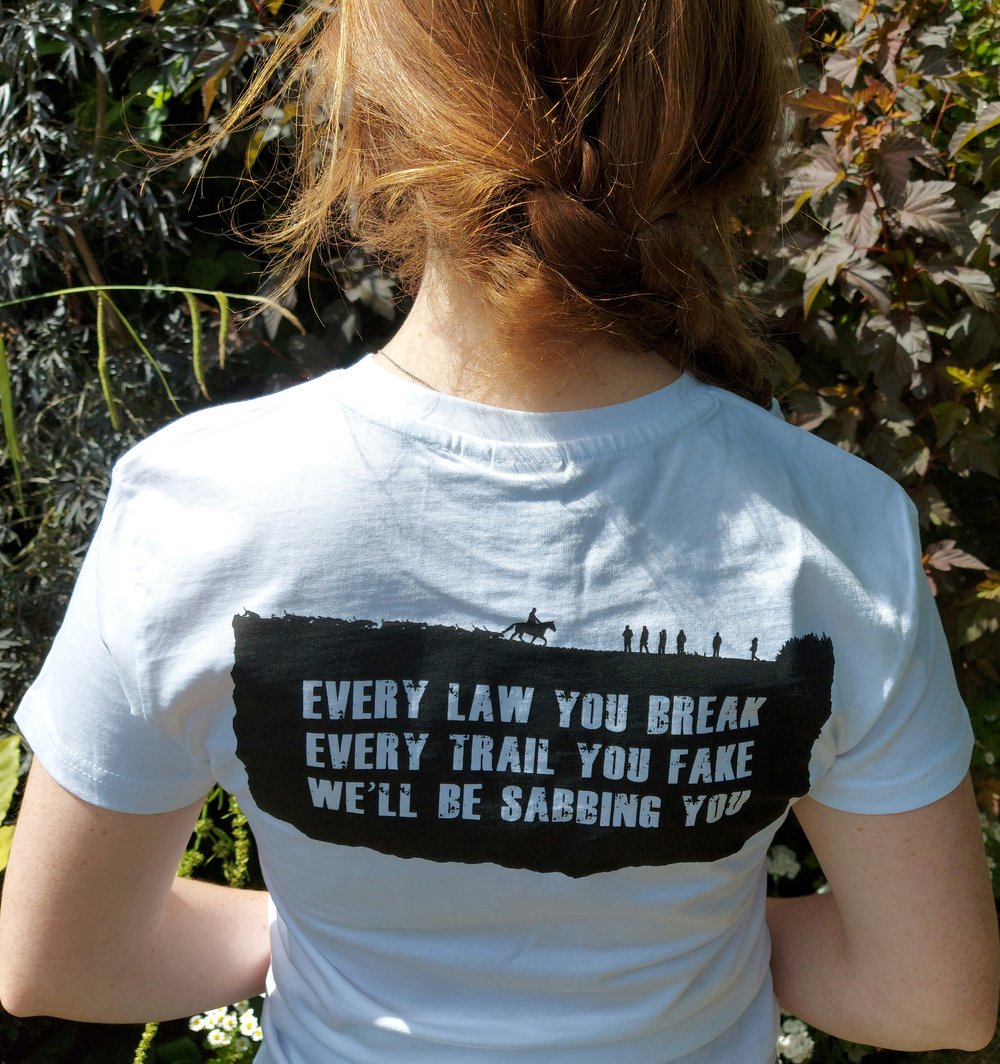 BBHS Backprint Female Fitted T-shirt