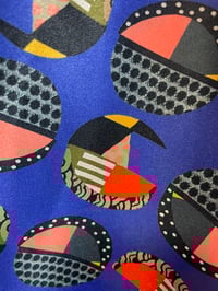 Image 4 of New Motion Dot Blue Scarf