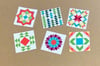 Quilt Block Stickers (Set of Six)