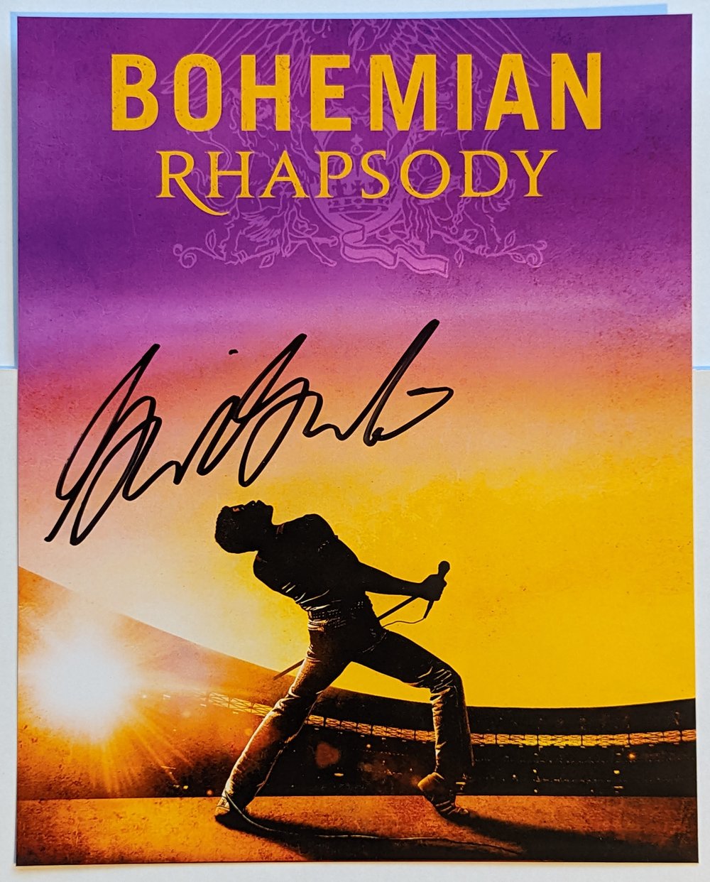 Gwilym Lee Bohemian Rhapsody Signed 10x8