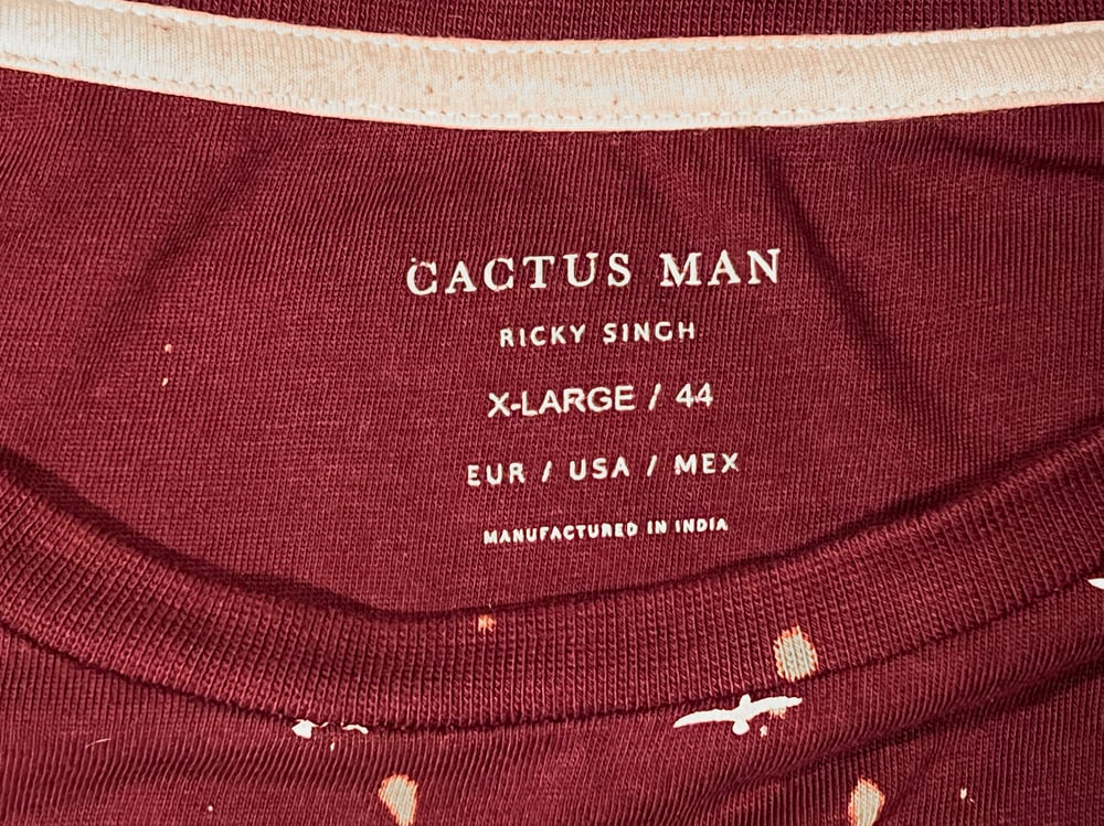 003 CACTUS MAN X-LARGE