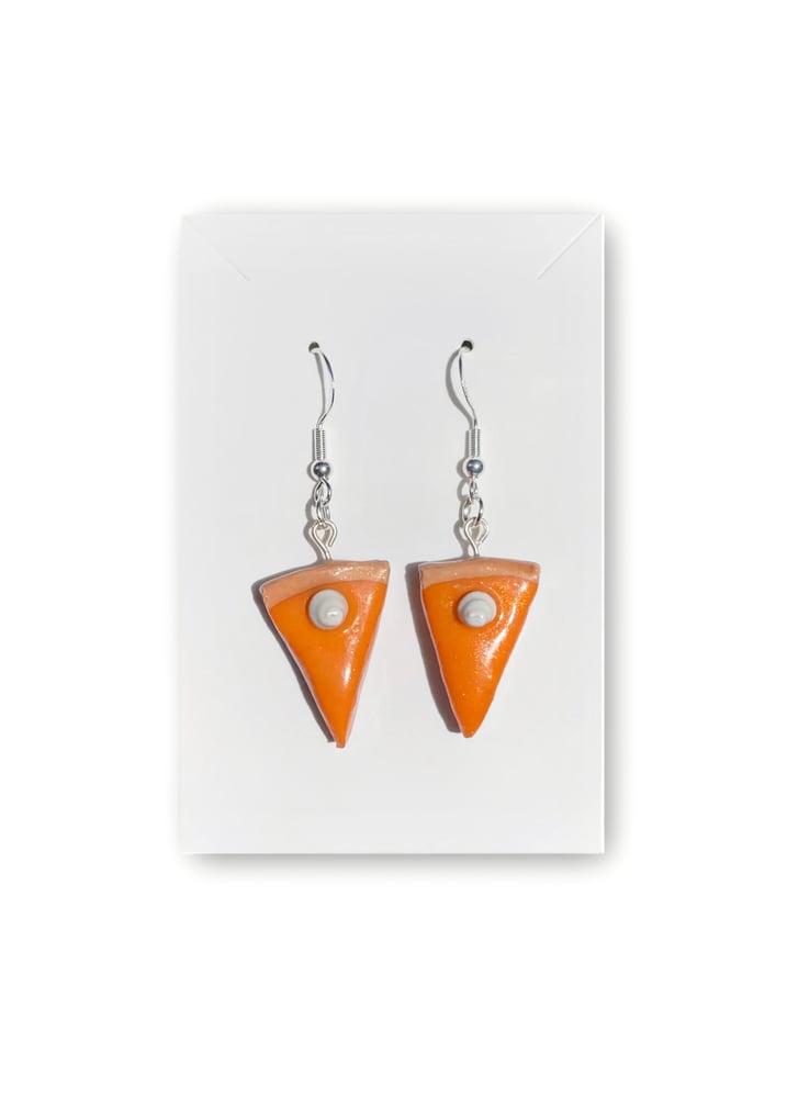 Image of Limited Edition Pumpkin Pie Handmade Earrings