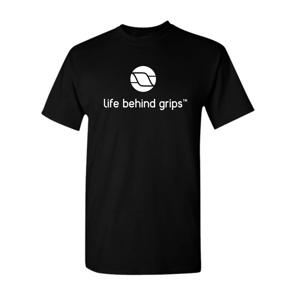 Image of LIFE BEHIND GRIPS (LIFESTYLE EDITION T-SHIRT) (Black)