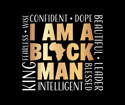 I Am Black Man Tumbler