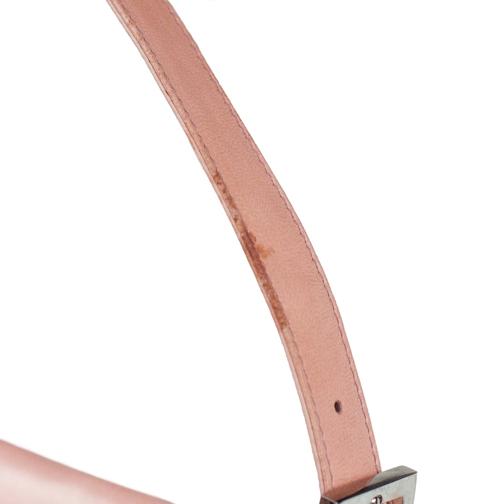 Image of Fendi Baguette Bag Vintage Pink Leather
