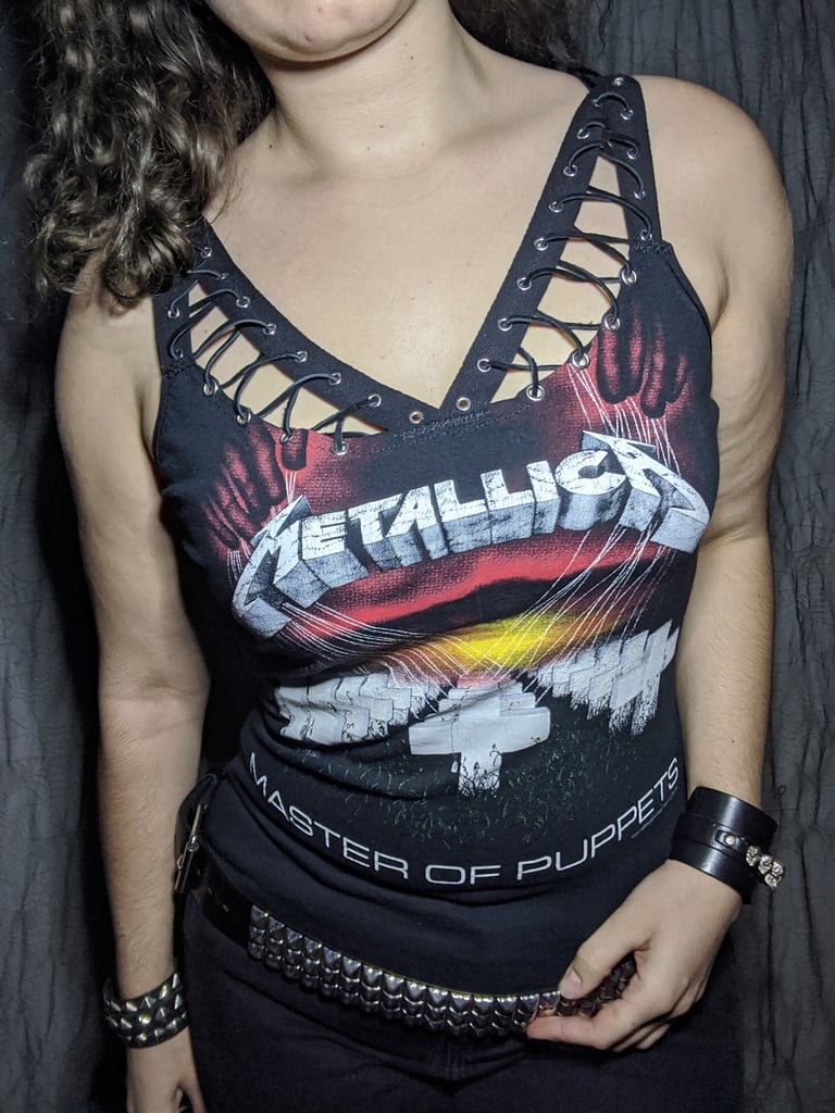 Metallica - Lace Up Top - Made to Order Image 3