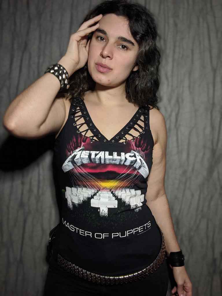 Metallica - Lace Up Top - Made to Order Image 4