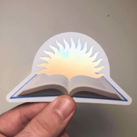 POWER OF BOOKS HOLOGRAPHIC STICKER