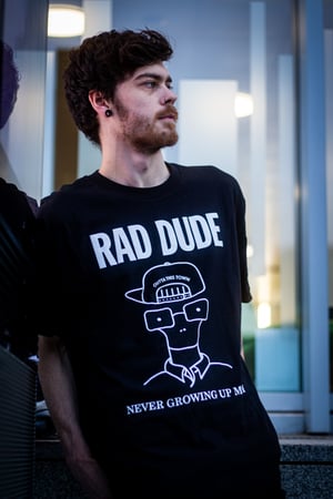 Image of Rad Dude, Never Growing Up Mom T-shirt Black 🤙