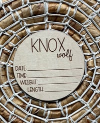Image 3 of Birth Announcement Sign