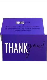 Image 1 of Thank You Business Cards