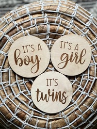 Image 2 of Gender/Twins Reveal Sign