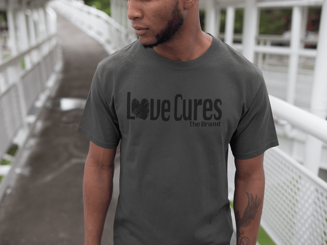 Love Cures Casual Tshirt (Grey)