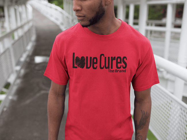 Love Cures Casual Tshirt (Red)