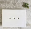 White Porcelain Soap Stand 