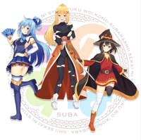 Image 2 of KONOSUBA - AQUA x MEGUMIN x DARKNESS SLAPS & DIECUT