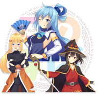 Image 3 of KONOSUBA - AQUA x MEGUMIN x DARKNESS SLAPS & DIECUT