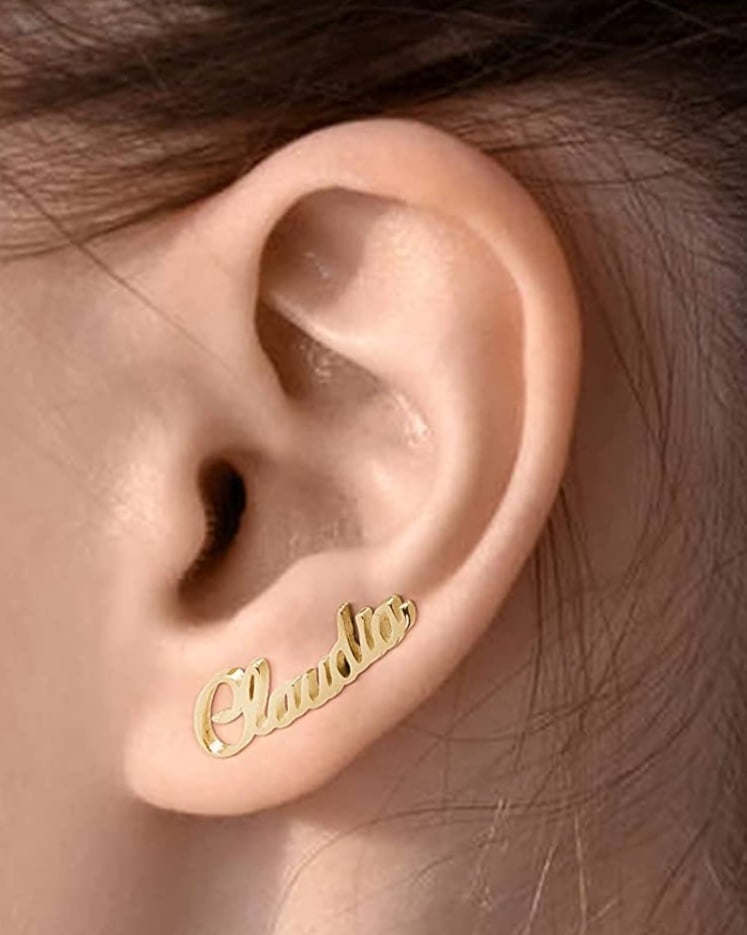 Image of Custom Name Earrings 