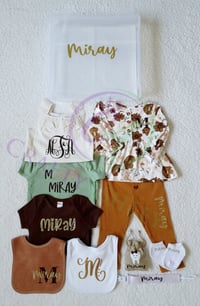 Image 3 of Medium Personalized Baby Bundle | Baby Box | Take Me Home Set | Baby Shower Gift