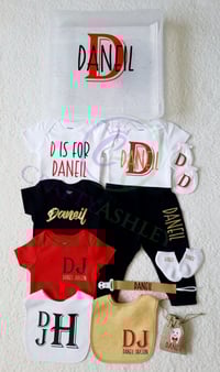 Image 4 of Medium Personalized Baby Bundle | Baby Box | Take Me Home Set | Baby Shower Gift