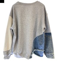 Image 2 of Luxe Denim Sweatshirt 