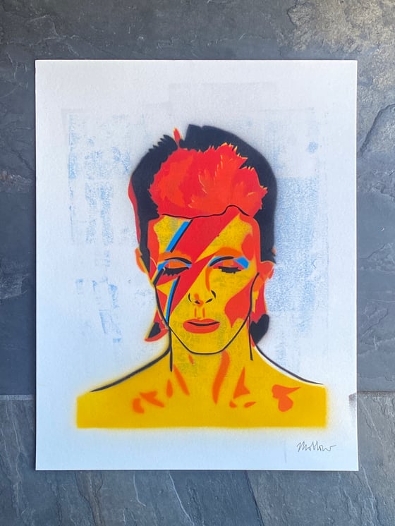 Image of yellow Ziggy 11x14