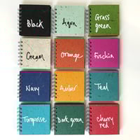 Image 3 of Small square spiral bound sketchbook (brown pages)