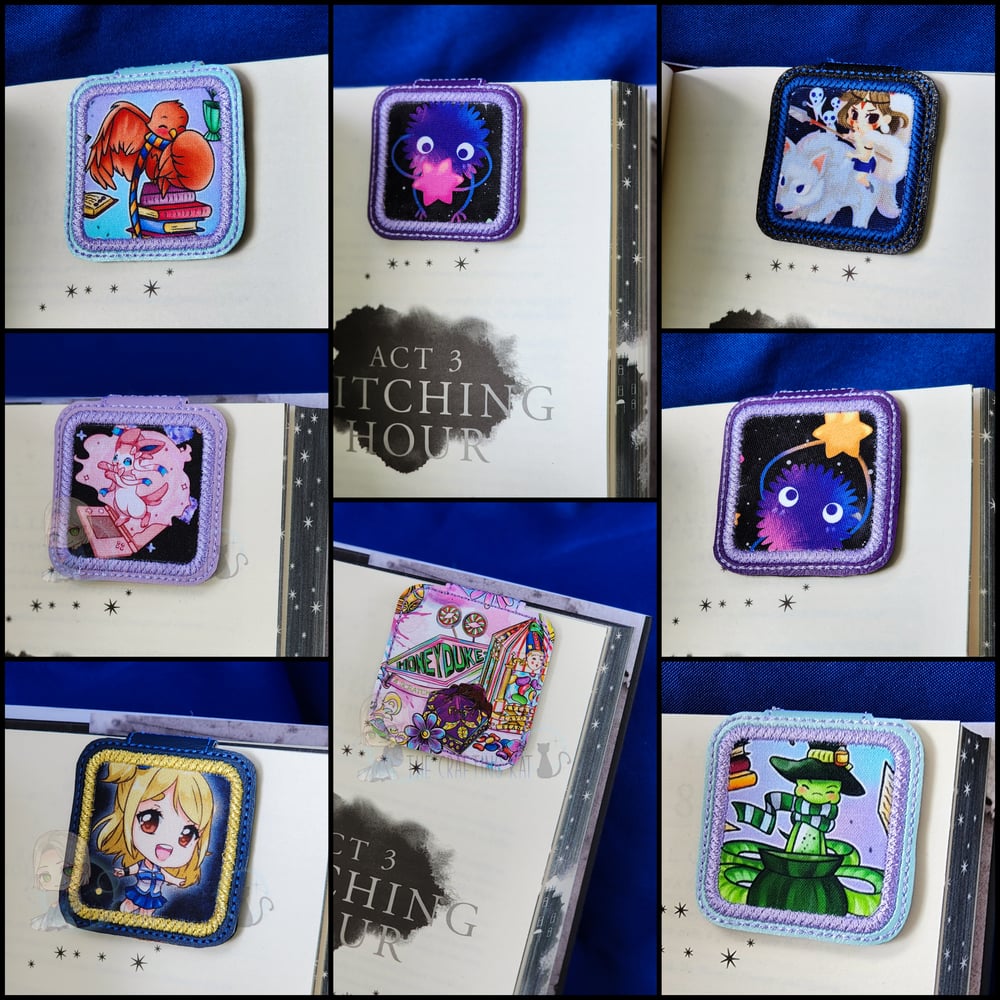 Image of Magnetic Bookmarks-Fabric Feature