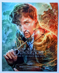 Image 1 of Eddie Redmayne Signed Secrets of Dumbledore