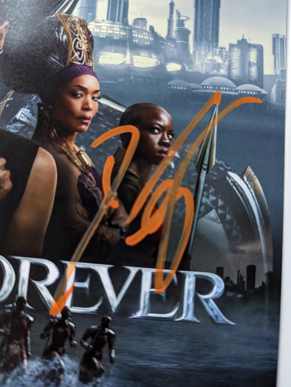 Wakanda Forever Danai Gurira & Lupita Nyong'o signed cast 10x8