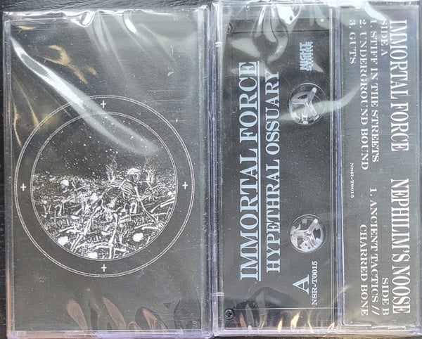 Image of Immortal Force / Nephilim's Noose - Hyperthral Ossuary Split Cassette 