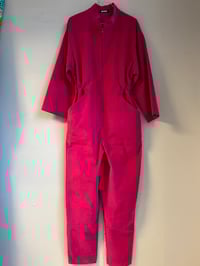 Image 5 of Fløjlsbuksedragt i pink 